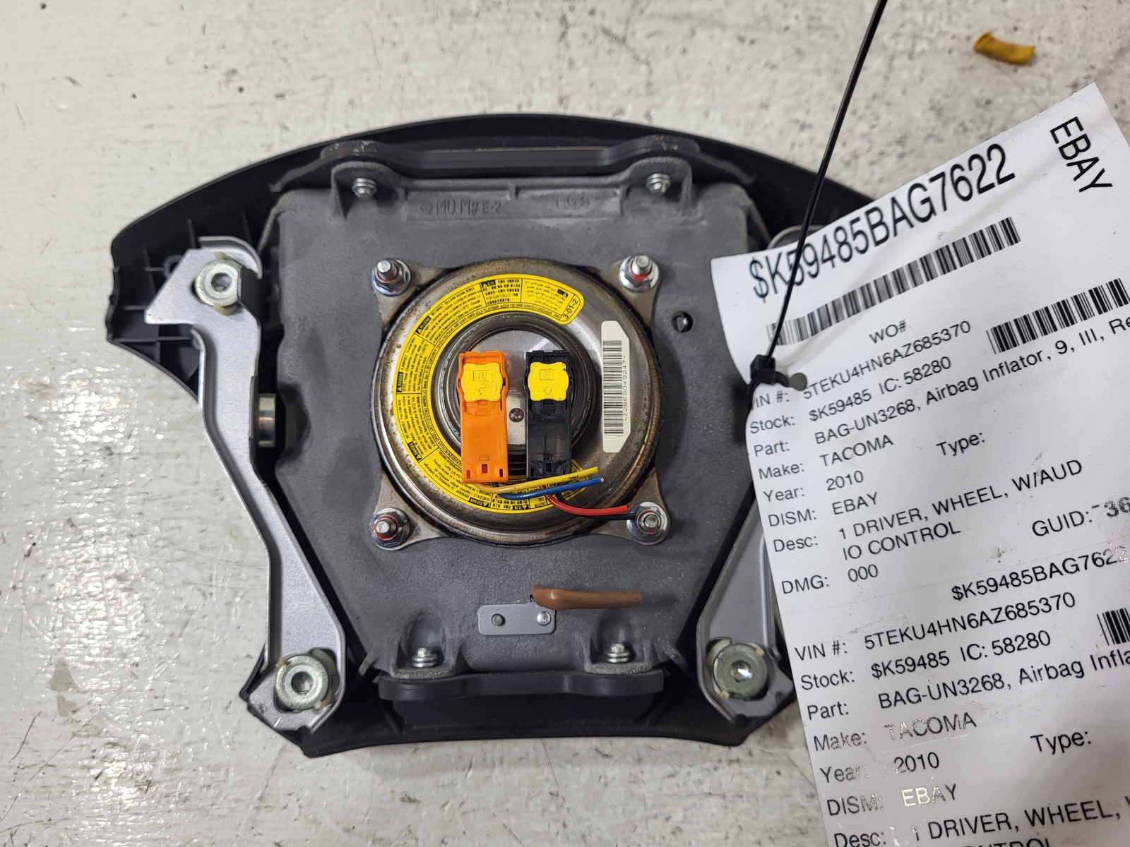 20052011 Toyota Steering Wheel Airbag OEM LKQ eBay