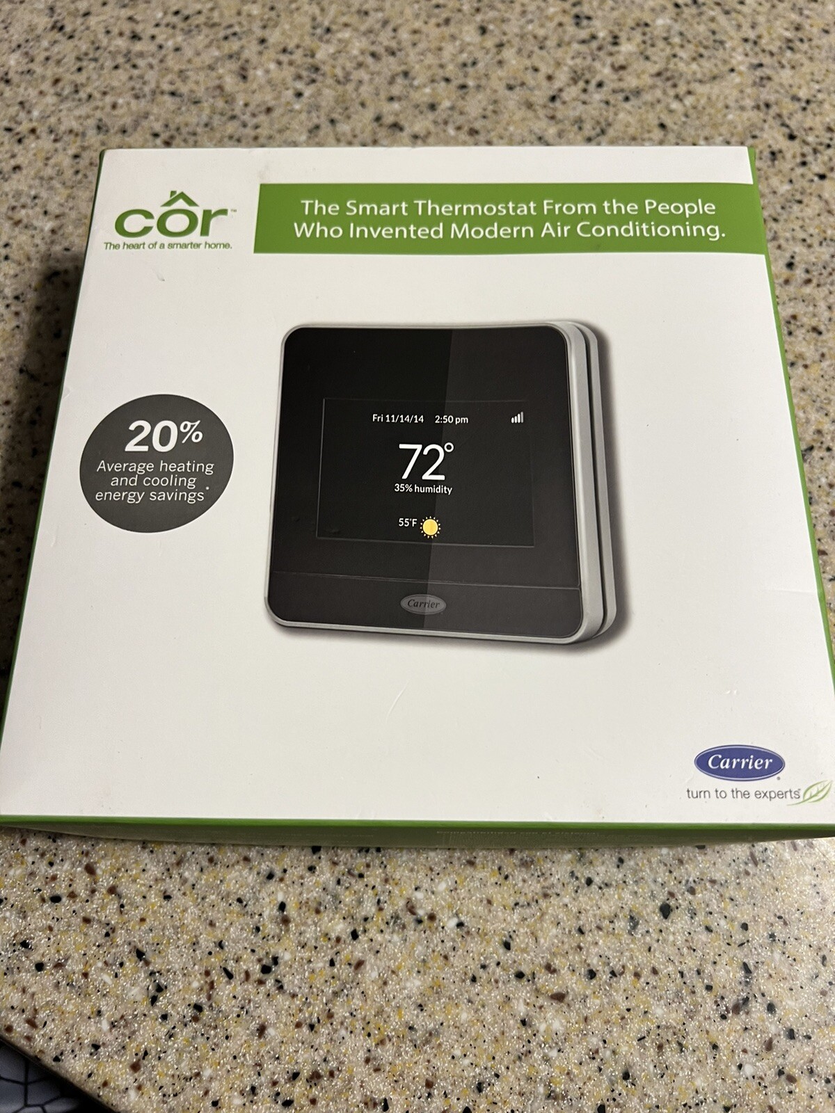 Carrier Cor TPWEM01A WiFi Smart Thermostat 813457020053 eBay