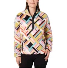 Hurley Ladies' Snap Plush Pullover, Pink Size XL NWT