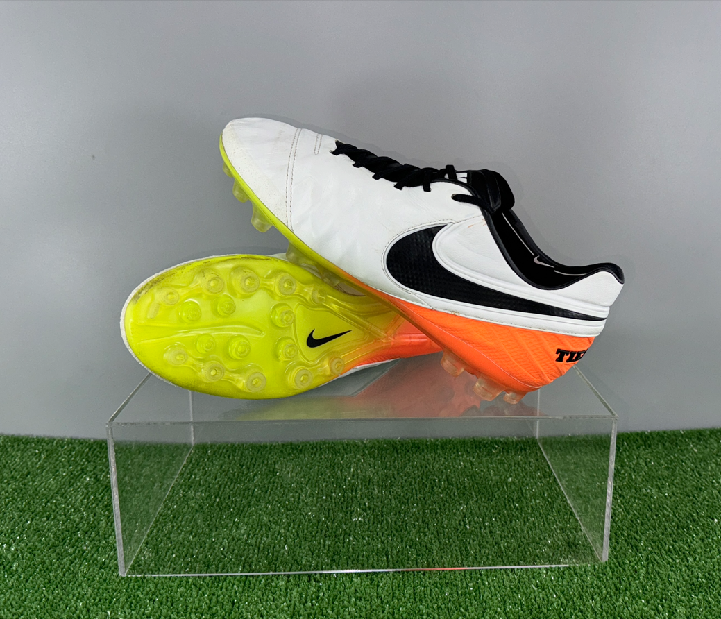 Nike Tiempo Legend VI AG 819712-108 Elite US8.5 UK7.5 White boots