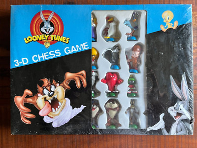 Schachspiel / 3-D Chess Game Looney Tunes - 2001 Warner Brothers - in OVP