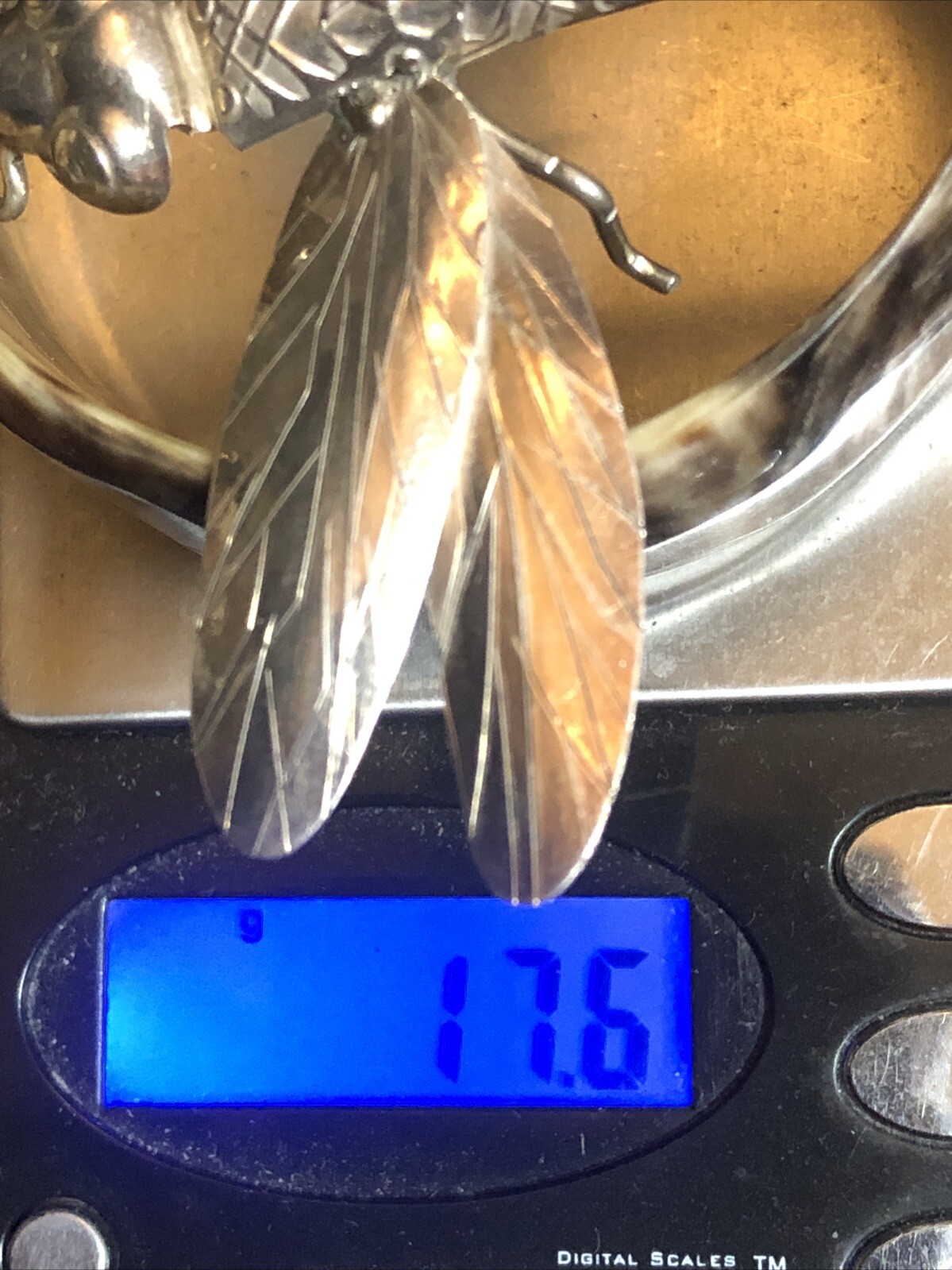 27. Vintage Solid 925 Sterling Silver DRAGONFLY D… - image 17