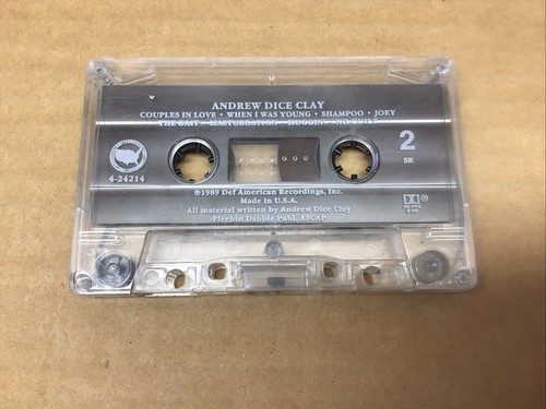 1989 Andrew Dice Clay Debut Cassette - Brash 90s Comedian - Picture 4 of 7