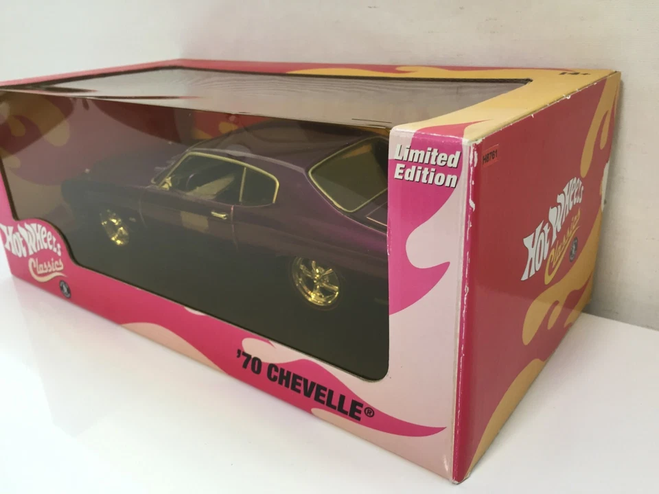 RARE LE Hot Wheels Classics 1:18 1970 CHEVELLE from JAPAN F/S LIMITED EDITION - Image 4 of 4