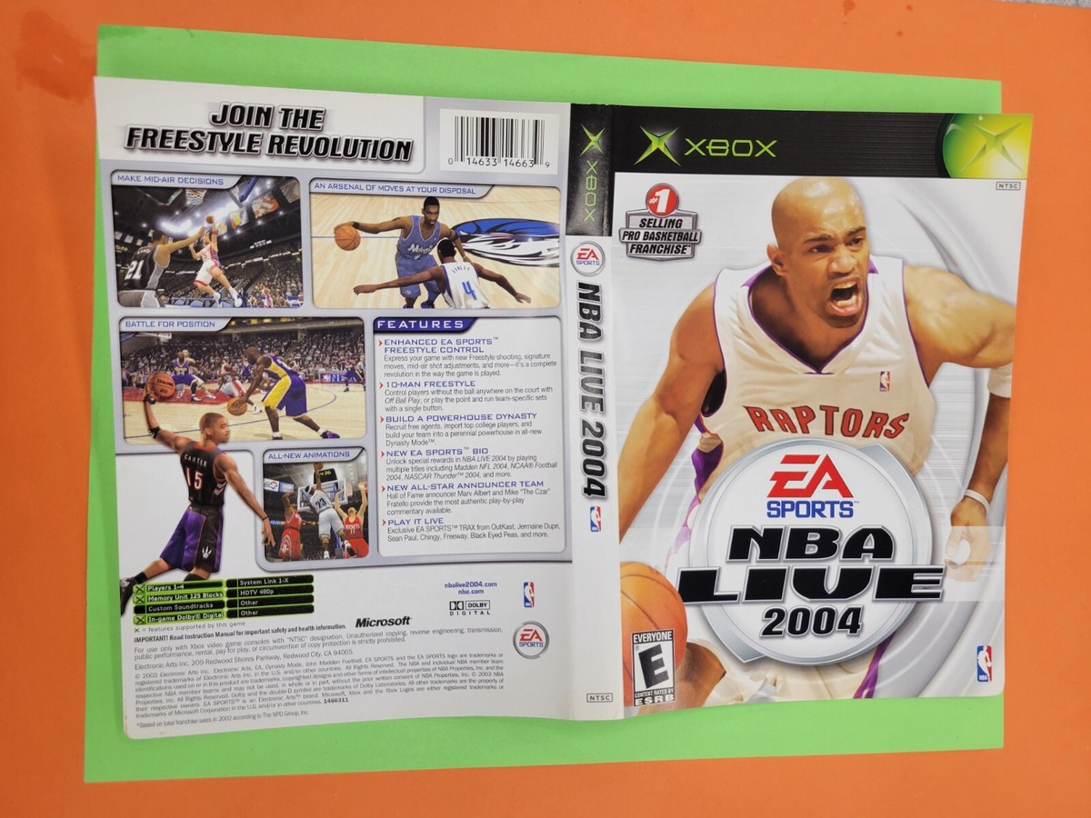 NBA Live 2004 ORIGINAL COVER ART **NO GAME DISC** | eBay