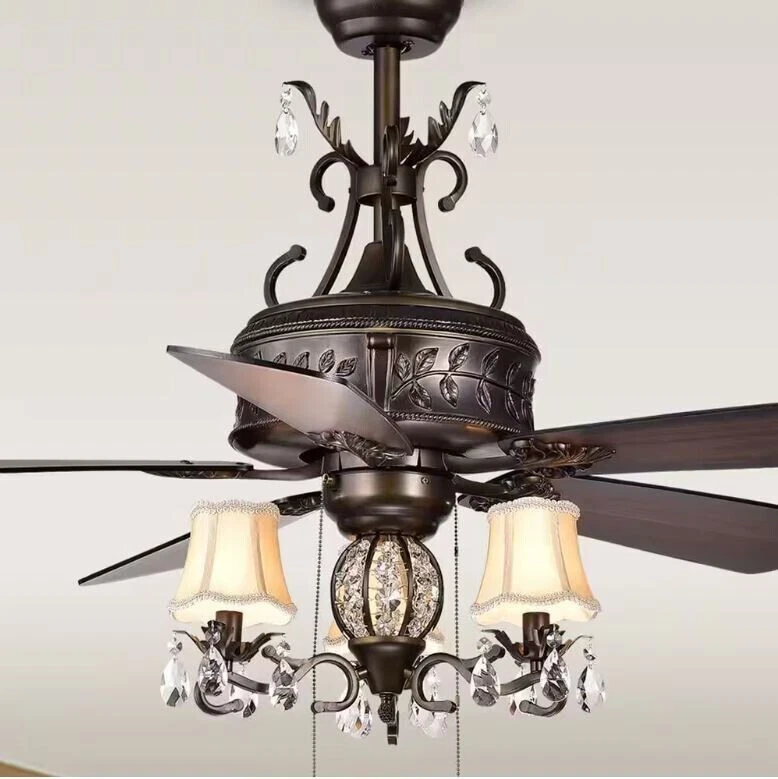 NEW Warehouse of Tiffany 52" Indoor Bronze Finish Ceiling Fan & Light CFL8211AB - Image 2 of 4