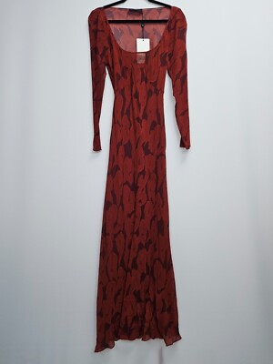 strapless open back dress Realisation Par Gia Long Sleeve Maxi Dress