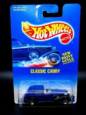 HOT WHEELS * CLASSIC CADDY * 1991 BLUE/WHITE CARD #44