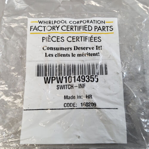 NEW Whirlpool WPW10149355 Surface Element Control Switch For Certain Cooktops - Picture 6 of 6