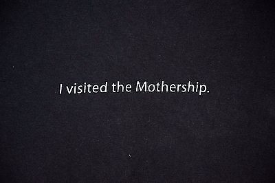 Apple Store Logo I Visited The Mothership Black XL 44” Hanes Apple Store Logo I Visited The Mothership Black XL 44” Hanes