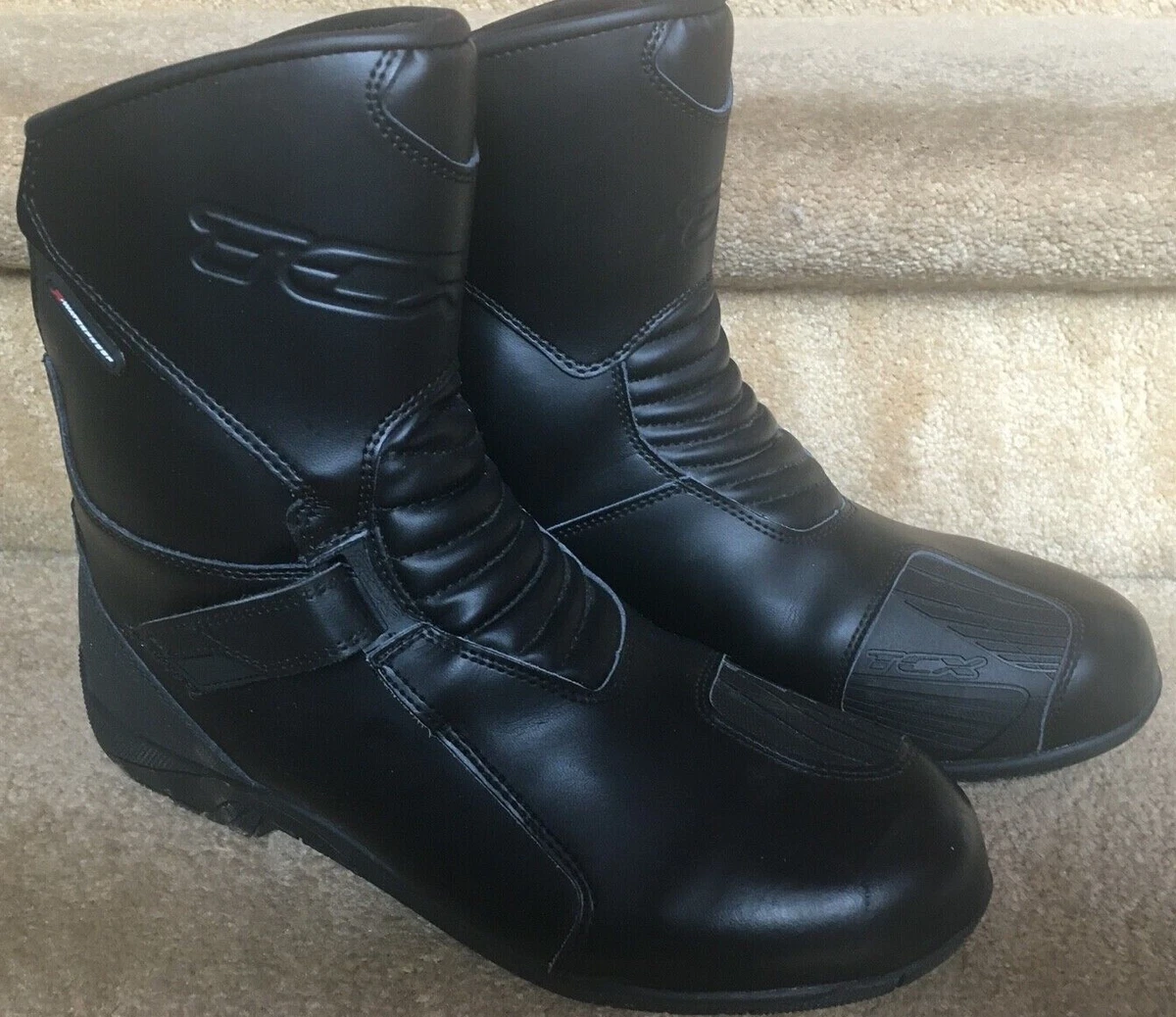 MOTORCYCLE BOOTS TCX TOURING SZ 10 eBay