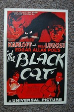 The Black Cat #1Movie Poster Lobby Card Bella Lugosi