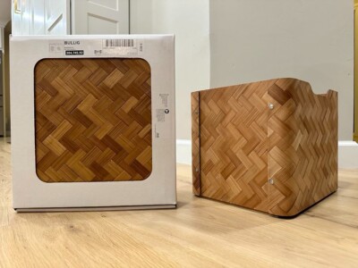 Ikea Bullig Brown/Bamboo Storage Bin (304.745.92)