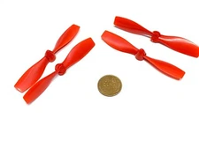 4 Pieces Propeller 1mm Shaft rc drone diy motor prop red C4