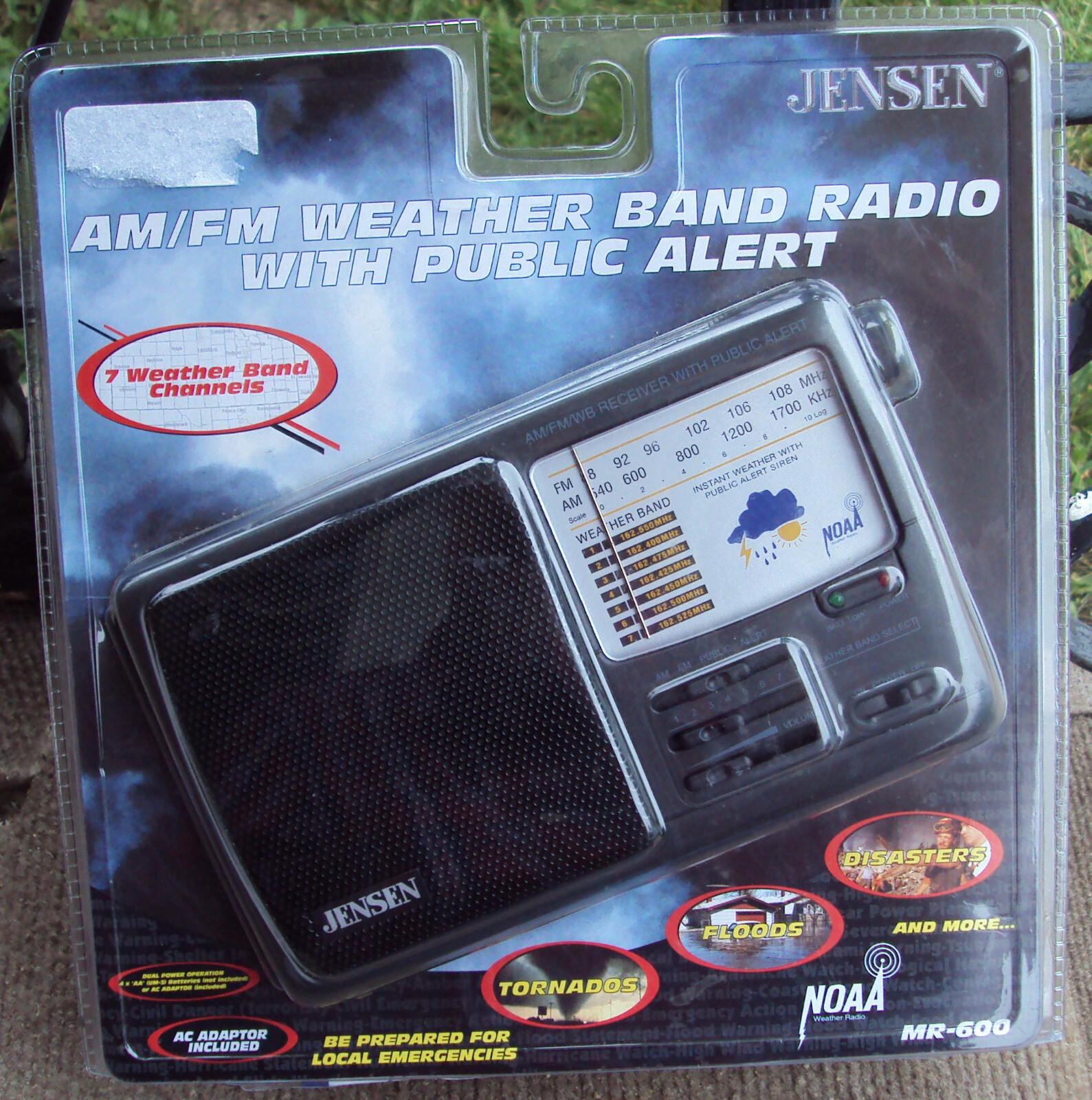 JENSEN MR-600 AM/FM Weather Band Emergency Radio | eBay