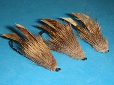 FLY FISHING FLIES - Classic STEELHEAD MUDDLER MINNOW Streamers size #4 (6 pcs.)