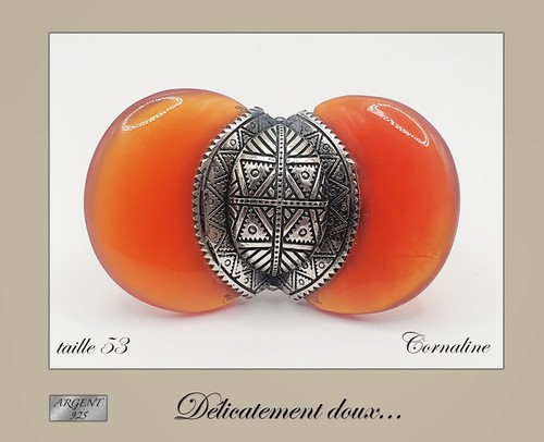 Bague Originale En Argent 925 Et Onyx - Référence BA-AR-103 - Taille 60 - Neuf Avec étiquettes