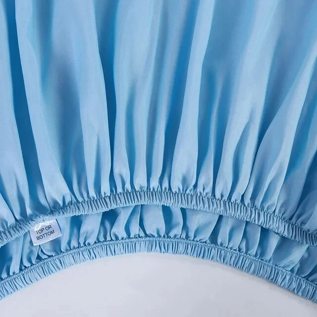 Twin Size, BlueJay (3 Piece Set) Microfiber Sheet Set Mainstays Basics Value - Image 4 of 4