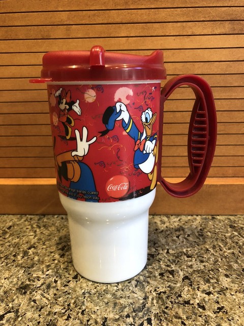 Download Disney Parks Coca-Cola Refillable 2009 Plastic Travel Mug with Lid - 16 oz. | eBay