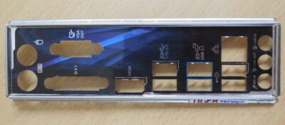ASUS H110M-Plus Rev 1.04 Mainboard Blende IO-Shield Backplate Abdeckplatte*mbb13