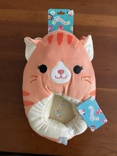 Squishmallows Cat Slippers - Big Kids 6-7 - Gigi The Cat Easter Gift - NEW