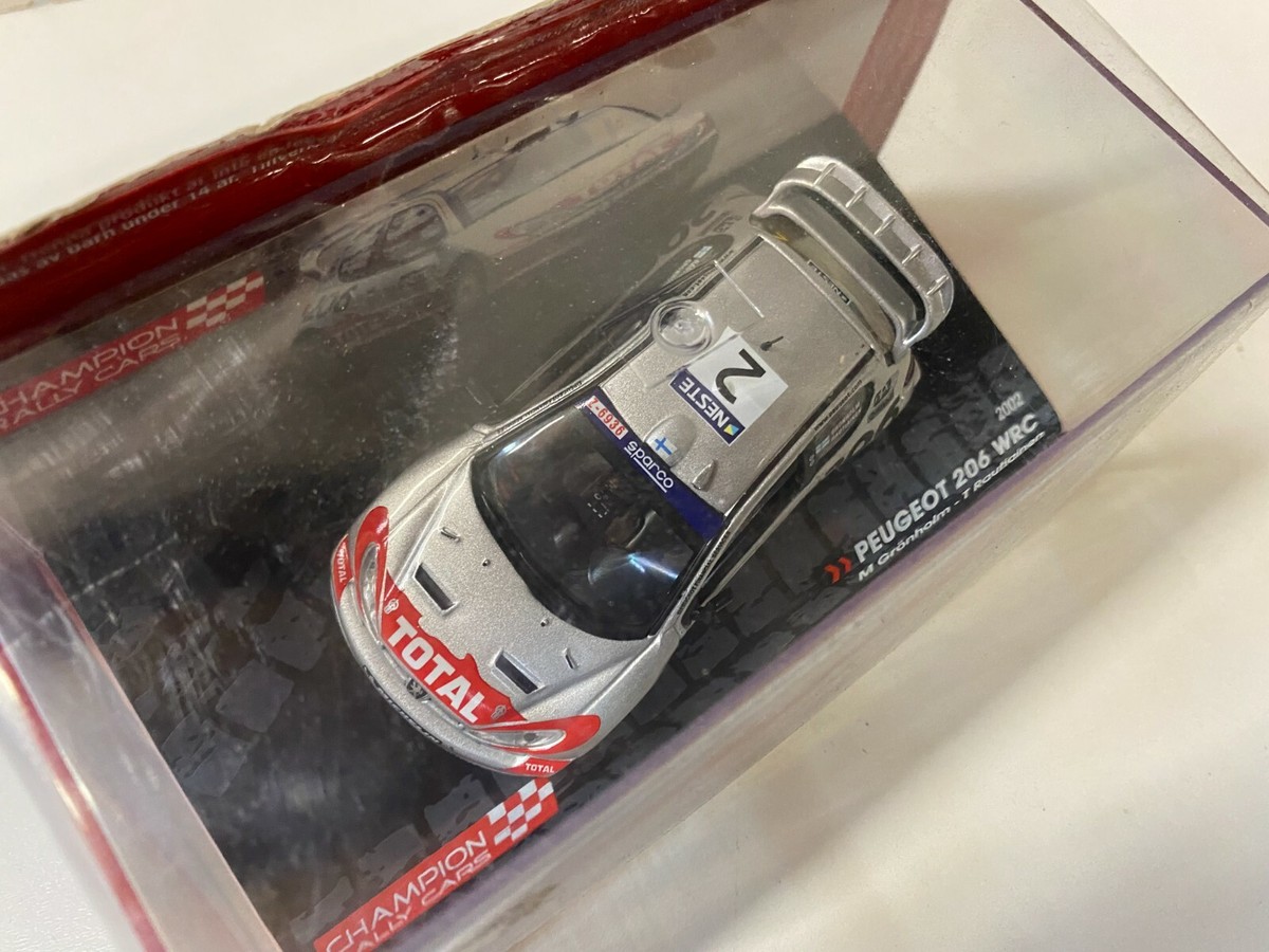 PEUGEOT 206 WRC RALLYE WORLD CHAMPION 2002 GRONHOLM IXO Ram095 143 4895102303052