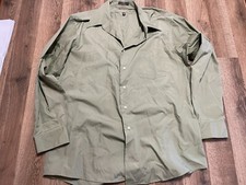 Arrow Shirt, Men's Size 17 34/35/ XL, Green, Button Up, Long Sleeve