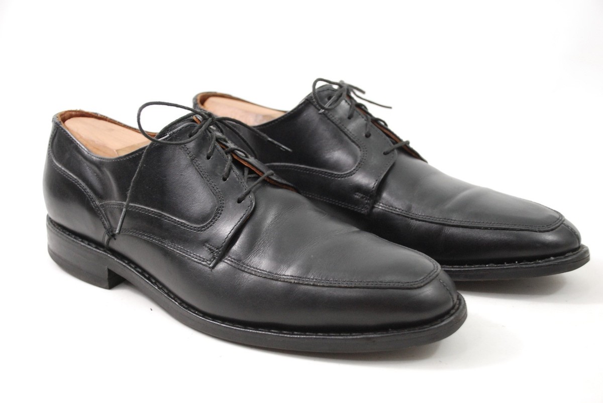 Allen Edmonds Montgomery Split Apron Toe Black Leather Derby  display picture 1