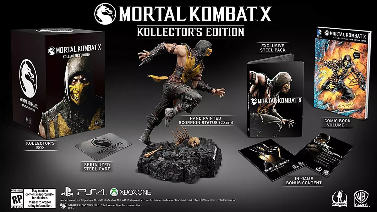 Mortal Kombat X [PS4] Kollector's Edition / LIMITED COLLECTORS EDITION