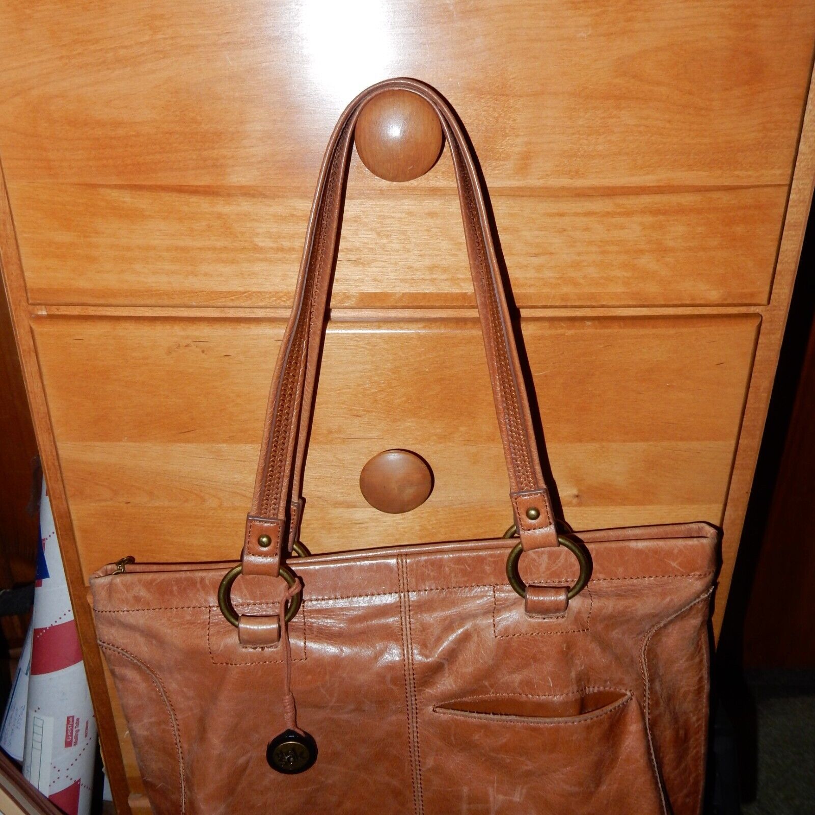 The Sak Leather Tote Hobo Bag Style 0613 Iris IO … - image 2
