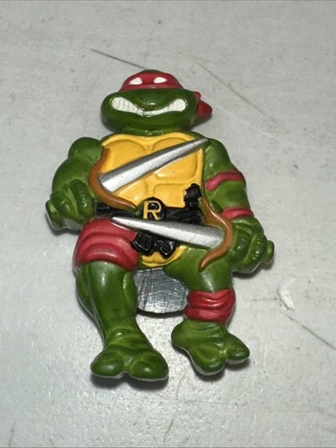 Vintage Teenage Mutant Ninja Turtles Raphael Raph Tmnt Real Magnets 1988
