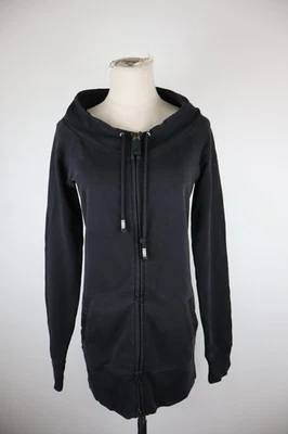 Guess Robe À Capuche Zippée Femme Taille M Abito Woman Casual Vintage Dress Logo - Photo 1/4