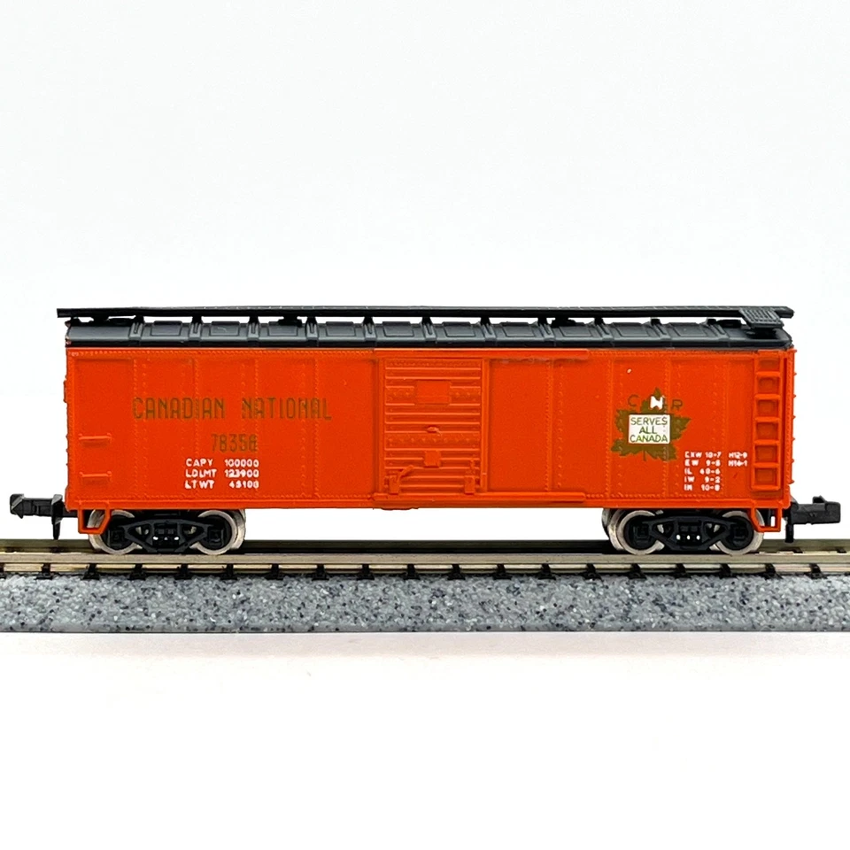 Model Power N Scale 3435 Canadian National 40ft Single Door Boxcar CN 78356 - Image 3 of 4