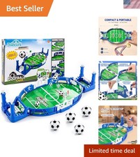 Mini Foosball Table Soccer Board Game for Kids - Fun Indoor Play Anytime