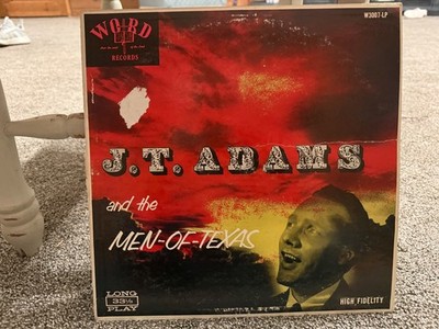 J.T. Adams & The Men of Texas LP | WORD Records | Southern Gospel