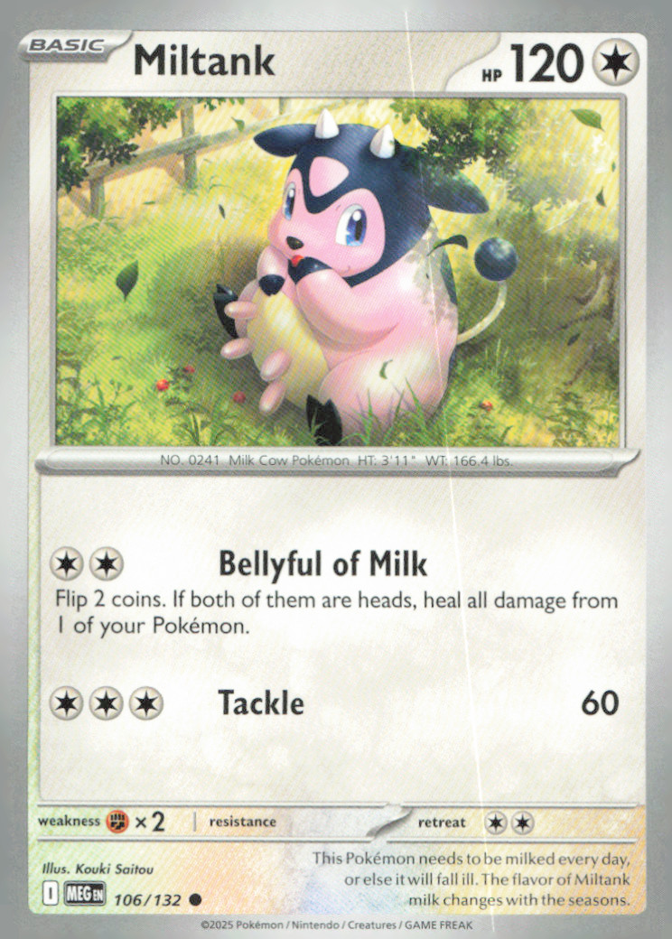 Miltank Common ME01: Mega Evolution 106/132 NM