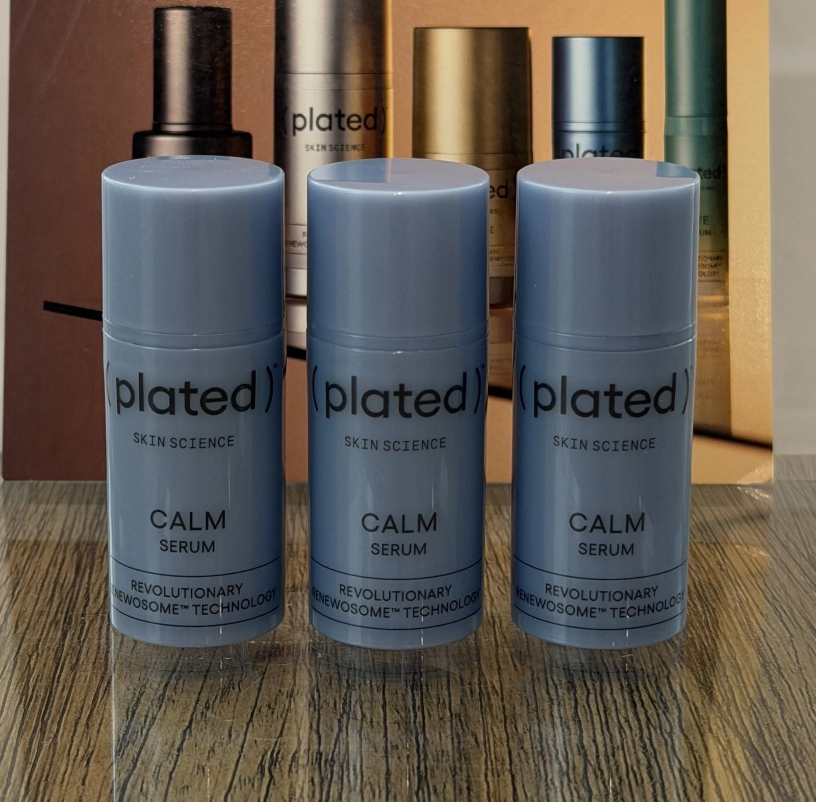 Plated Skincare Calm Serum 15ml (3*5ml) exp 2027 NO BOX FREE SHIPPING