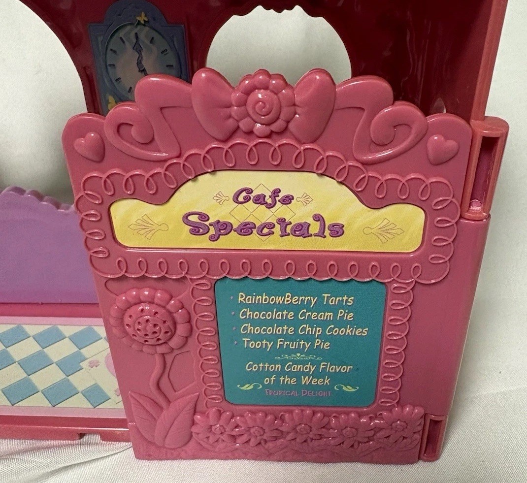 как выглядит My Little Pony Playset Cotton Candy Cafe With Table Take Out Oven Register Cake фото