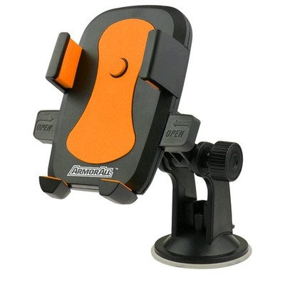 Armor All Phone Mount for Cars, 3-in-1 Holder, Suction Dashboard, Black