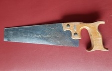 alte / antike S&auml;ge Hands&auml;ge mit Holzgriff - Fabrikat BONUM