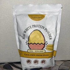 Orgnisulmte Egg White Protein Powder 8 Oz Pasteurized Dried Egg Whites Protein