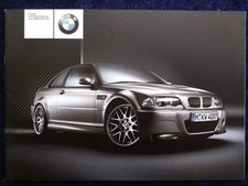 Zusatz-Betriebsanleitung  BMW 3er E46 M3 CSL ...