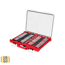 Milwaukee 48-22-9285 3/8" PACKOUT Metric/SAE Ratchet/Socket Set - 98 PC