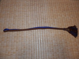 WW2 Japanese Army Decorative cord in the shape of a Japanese sword.Very Good