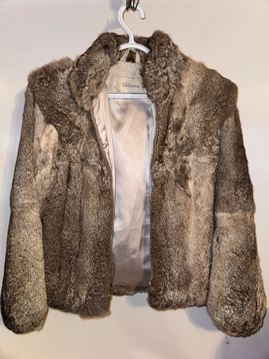 Rabbit Fur Coat Vintage Coats, Jackets & Vests for Women for sale