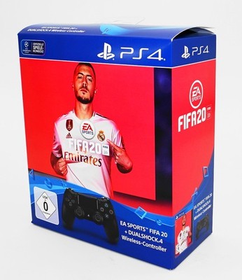 Dualshock 4 Controller v2 - (Jet Black) + FIFA 20 - PS4 - B-Ware