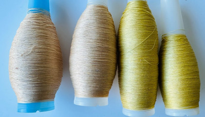 Astra 5/2 Supreme cotton perle thread for weaving grab bag of 4 cones