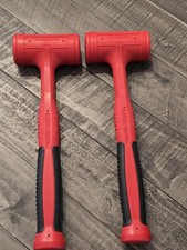 New Snap On Tools Red 32oz Soft Grip Dead Blow Hammer Part Hbfe32
