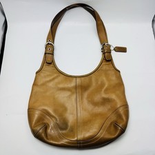 Coach Soho Shoulder Bag Brown Leather Tan K3S-9249 Vintage Y2K