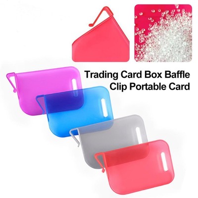 5Pcs Trading Card Box Baffle Clip Card Storage Partition Card Board Box Z0K3
